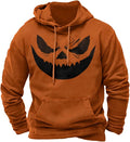 Halloween Hoodie Men Graphic Pumpkin Ghost Printed Sweatshirt Casual Trendy by Spatofa