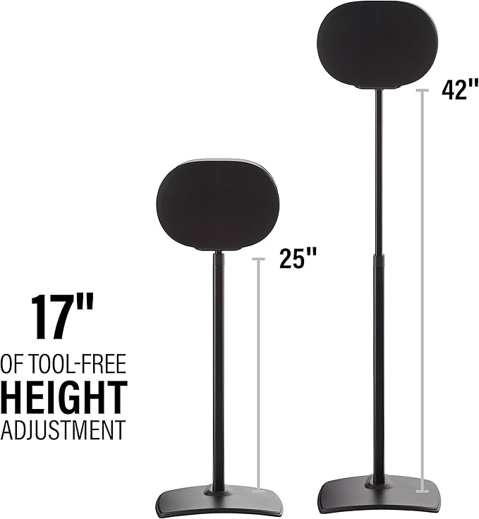 Sanus Height Adjustable Speaker Stand - Image 6