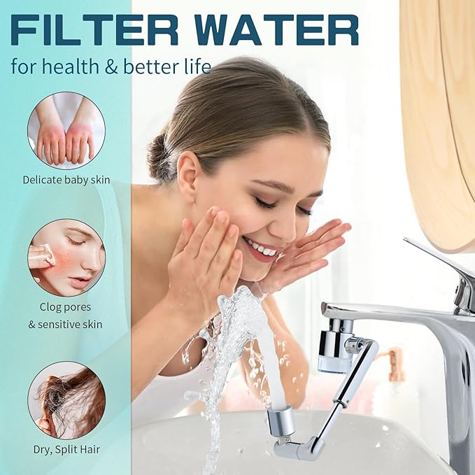 CECEFIN Carbon-Fiber Faucet Extender Aerator-Water-Filter - Image 4
