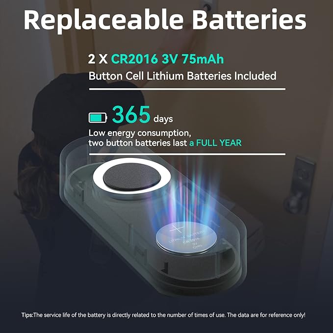 AIDA Lighted Wireless Doorbell for Home, Waterproof Battery Doorbell Wireless 1 - Image 4