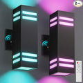 Zinola Outdoor Smart Wall Lights 2 Pack, Aluminum Exterior Lighting Fixtures by Zinola