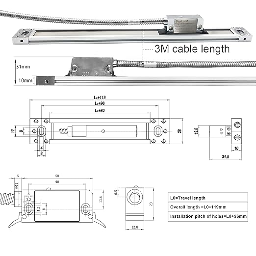 3 Axis DRO Dsiplay Digital Readout - Image 6