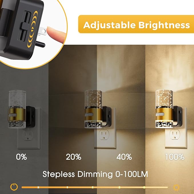 L LOHAS LED Motion Sensor Night Light, Dimmable Night Lights Plug into Wall - Image 2