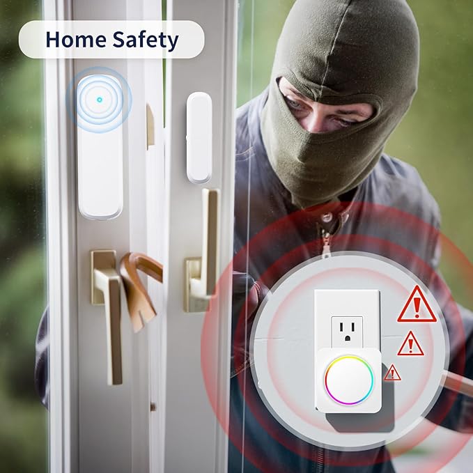 Door Chime, Door Sensor Chime When Door Opens, BITIWEND Door Entry Alarm - Image 4