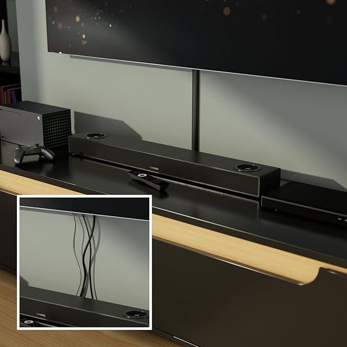 D-Line 31.4in TV Cord Hider, Patented Half Round Cable Cover, Hide Wall Mount - Image 5