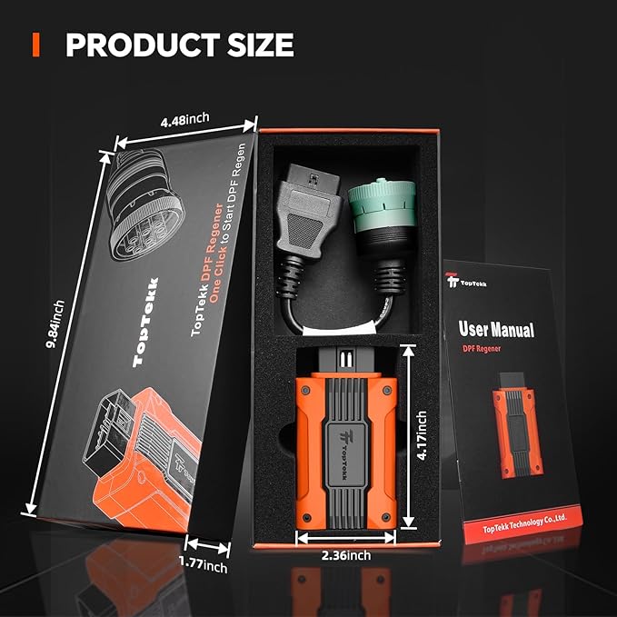 TopTekk for DPF Reset and Regeneration Tool, Compatible - Image 7