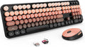 Nowlike Wireless Keyboard and Mouse Combo, Retro Typewriter Keyboard by Unknown
