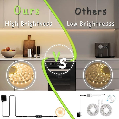 Aalnfe Under Cabinet Lighting 20Ft LED Strip Lights Kit - Image 2