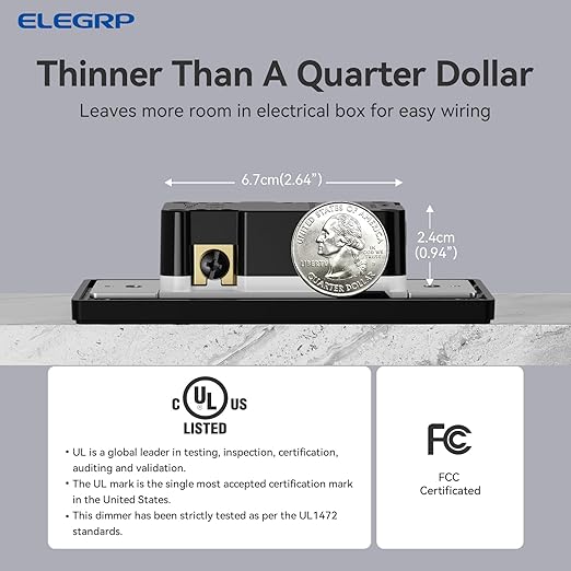 ELEGRP Digital Dimmer Light Switch - Image 3