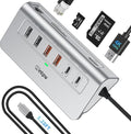 intpw P9R PRO USB C Hub Ethernet, 10Gbps USB C Docking Station 10-in-1 by intpw