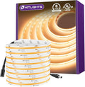 HitLights COB LED Strip Lights Warm White 2700K, 16.4ft Premium High Density by HitLights