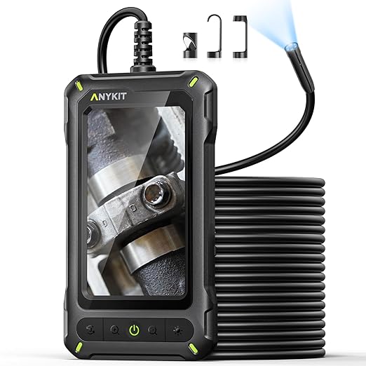 Borescope Inspection with Light, Industrial Endoscope Camera with 4.3” HD Screen by ANYKIT