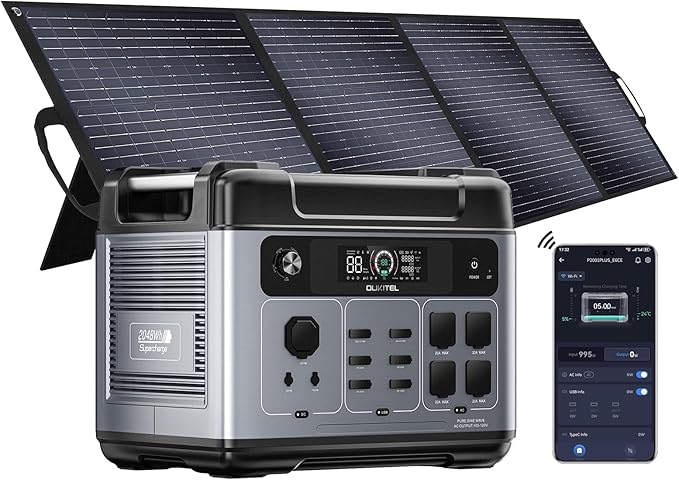 OUKITEL P2001 Plus 2400W Solar Generator by OukitelPowerStation