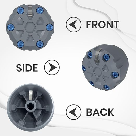 4 Pack - 2nd Gen Tacoma Accessories AC Knob Upgrade - 2005, 2015 Tacoma Climate - Image 5