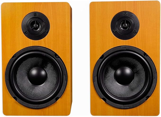 Rockville Pair RockShelf 68C V2 400W Wood 6.5" Bookshelf Speakers, 8 Ohm - Image 5