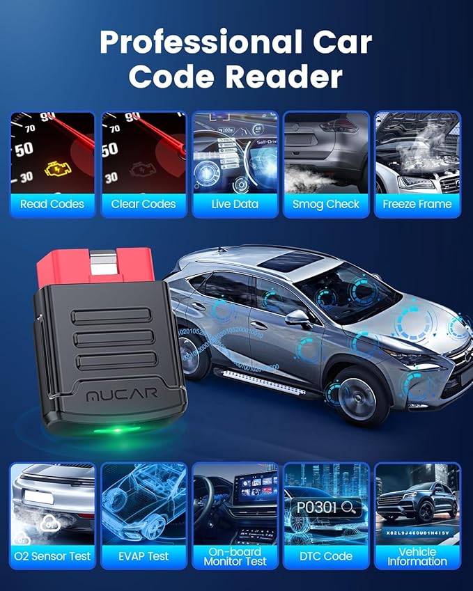 MUCAR BT200 OBD2 Scanner Bluetooth - Image 4