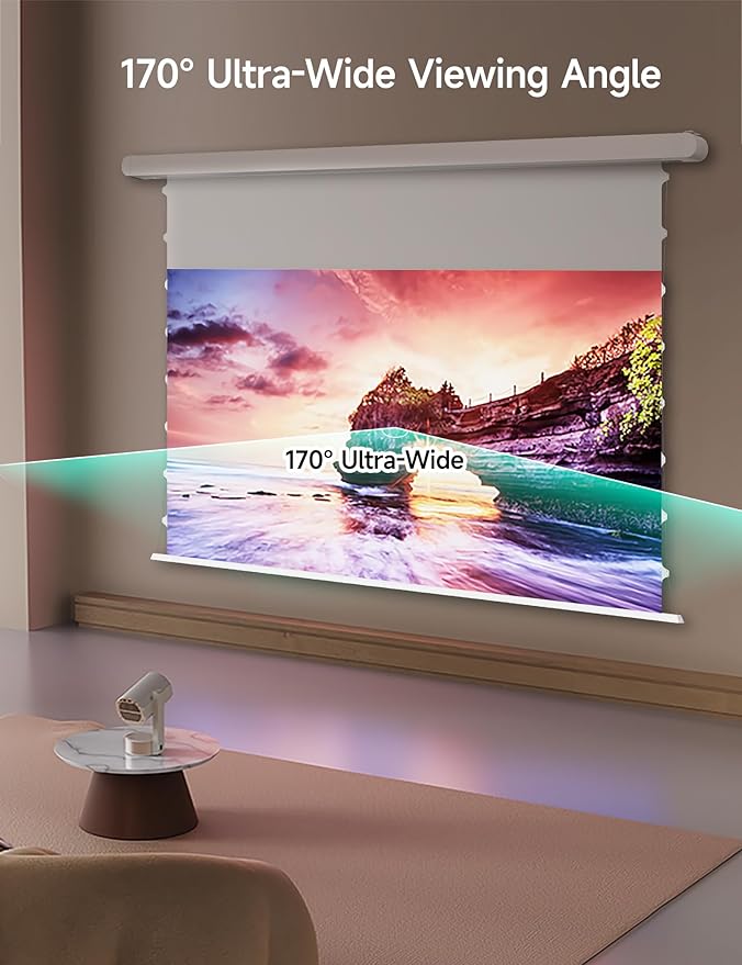 100" PureVision Motorized Projector Screen - Image 6