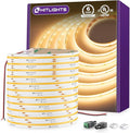 HitLights COB LED Strip Lights Warm White 3000K, 32.8ft Premium High Density by HitLights