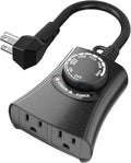 HBN Outdoor Light Timer Waterproof, Weatherproof Photocell Dusk to Dawn Light by HBN