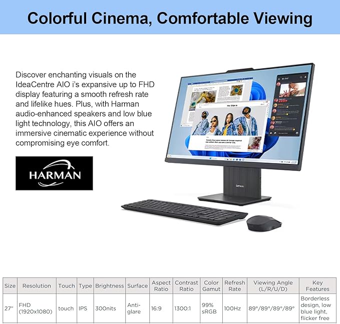 Lenovo 2024 IdeaCentre I Business All-in-One, Intel Core i5-13420H, 32GB DDR5 - Image 4
