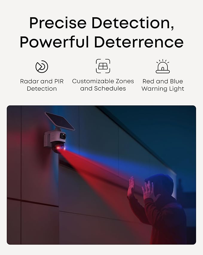 eufy Security eufyCam S4, 4K Solar Camera Wireless Outdoor, Triple Lens - Image 9
