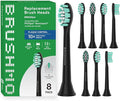 Brushmo Plaque Control Replacement Toothbrush Heads, Compatible by Brushmo
