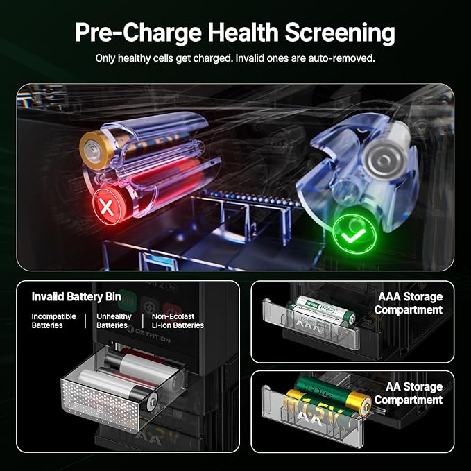 Ostation 2 Pro 3-in-1 Smart Battery Charger - Image 6