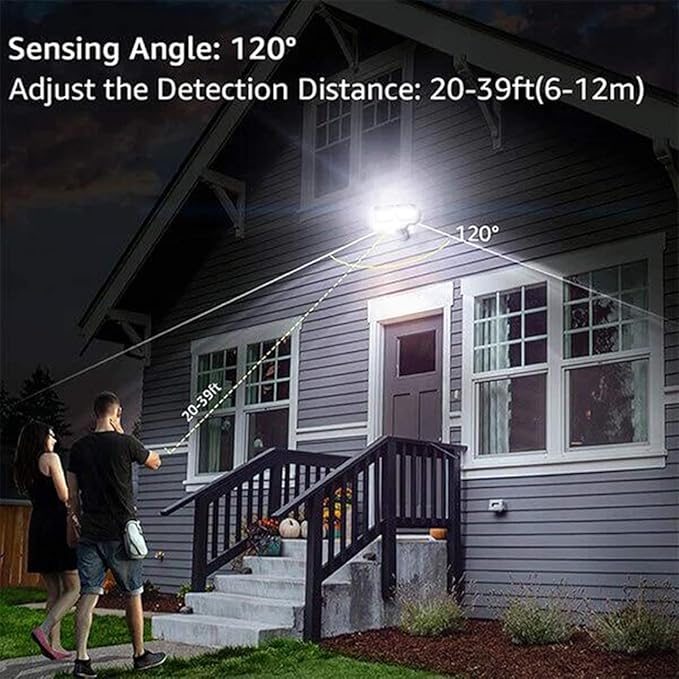 EMANER Motion Sensor Flood Light Dusk to Dawn, Outdoor LED Security Lights - Image 2