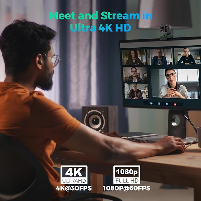 Angetube TrackCam 4K Webcam for PC/Mac - Image 3