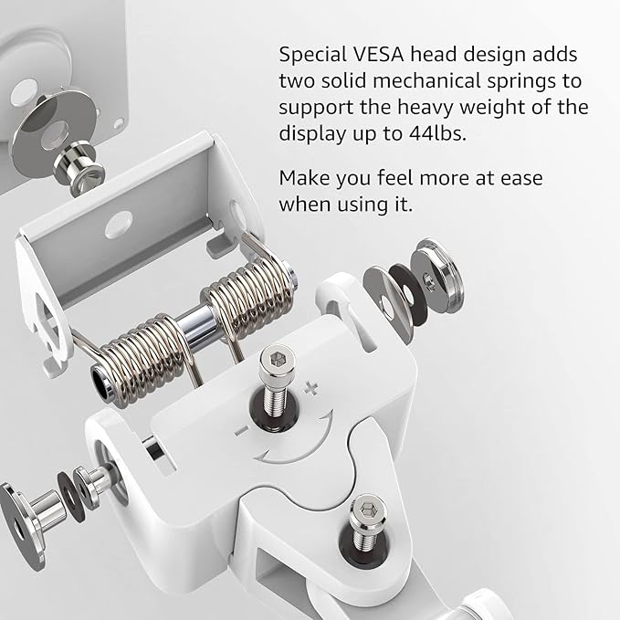 BEWISER Heavy Duty Monitor Arm Wall Mount - Image 5