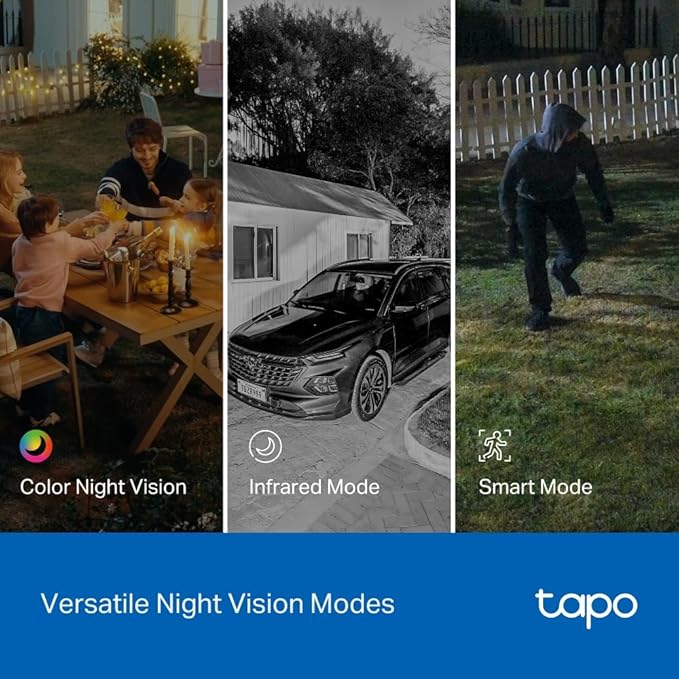 Tapo 2K 3MP Indoor/Outdoor Dual Lens Pan/Tilt Security Camera – 125° Wide-Angle - Image 10