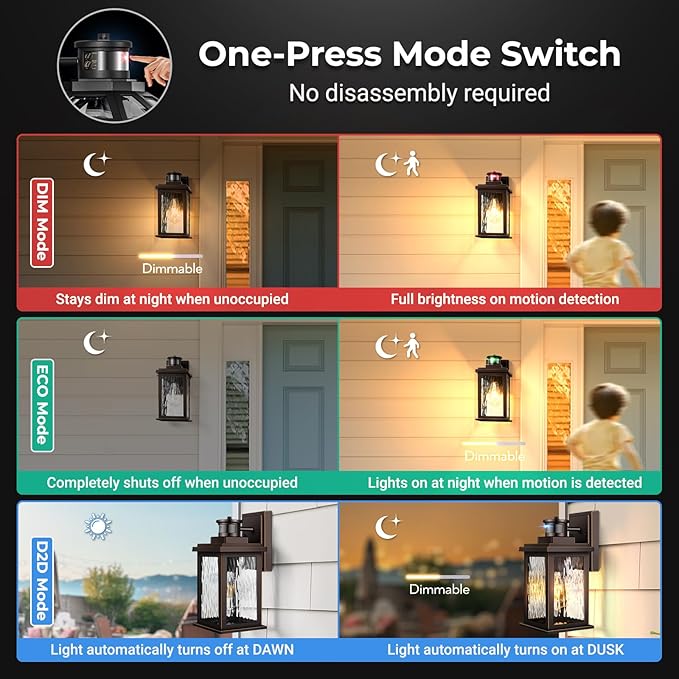 VIANIS Motion Sensor Outside Lights - Image 3