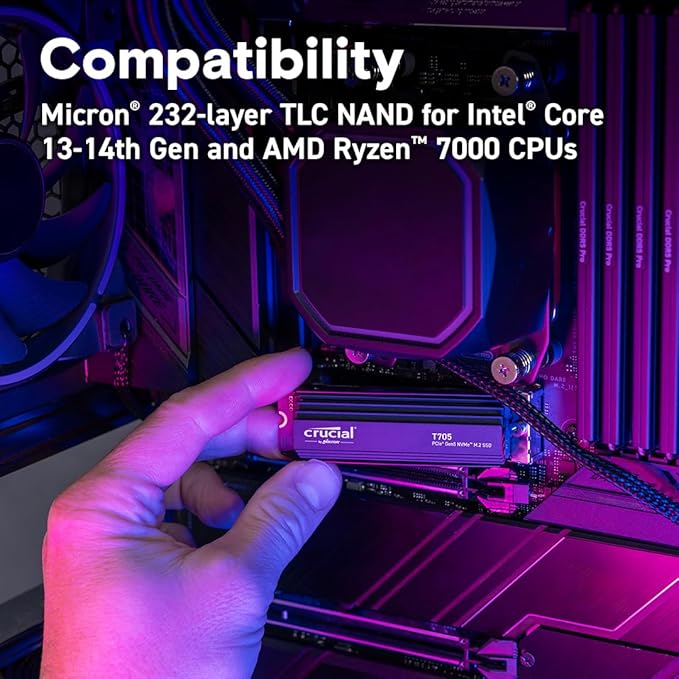 Crucial T705 PCIe Gen5 NVMe 4TB SSD - Image 5
