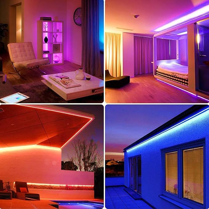 TUNICHX RGBCCT SMD FCOB 6 PIN LED Strip 2.4 GHz WiFi Group Controller Alexa - Image 4