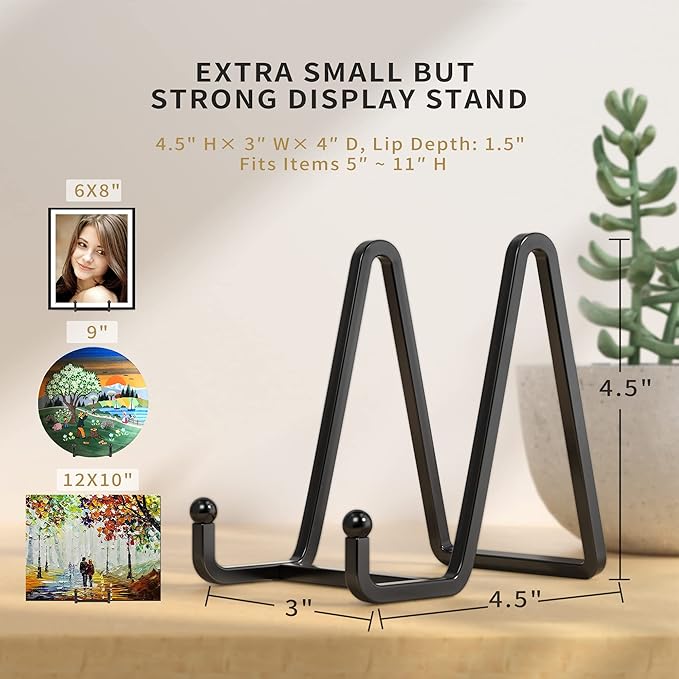 IPAME 4 Pack Plate Stands for Display - Image 6