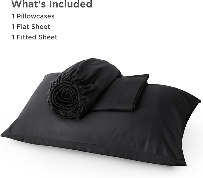 Bedsure Twin Sheets Set, Cooling Sheets Twin Size Bed Set, Rayon Derived from - Image 5