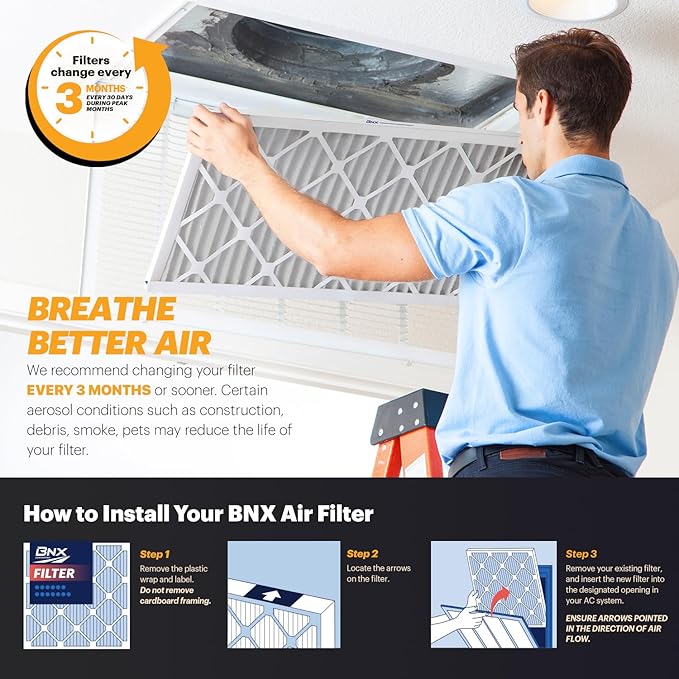 BNX TruFilter 10x10x1 Air Filter MERV 11 - Image 7