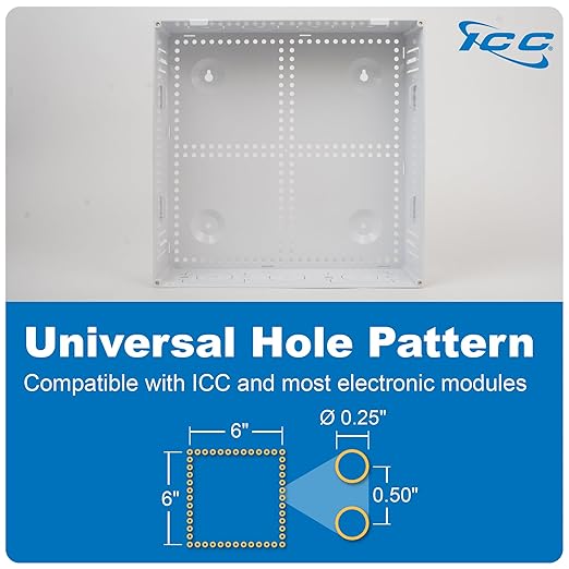 ICC 14” Plastic Structured Wiring Enclosure, Media Enclosure - Image 7