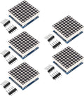 ACEIRMC 5PCS MAX7219 8x8 Dot Matrix LED Display Module 5V MCU Control MAX7219 by ACEIRMC