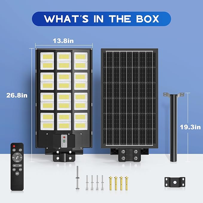 Solar Lights Outdoor Waterproof, 8000W Solar Street Light - Image 7