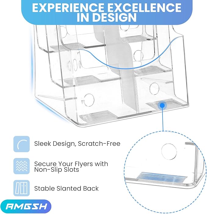 AMGSH 3 Tier Brochure Stand - Image 3