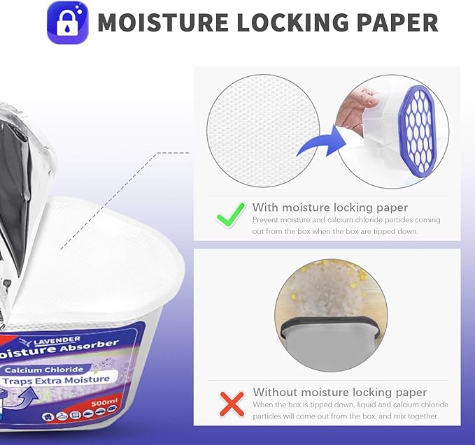 Vacplus Moisture Absorbers, 10.5 Oz Humidity Absorber Boxes Attracts Extra - Image 3