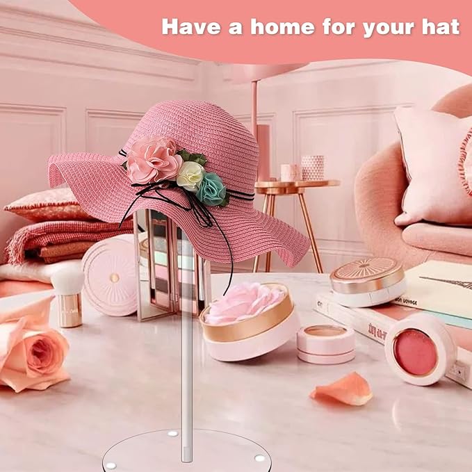 Hdkwby Acrylic Hat Display Stand 4 Pack- Thickened Base - Image 5