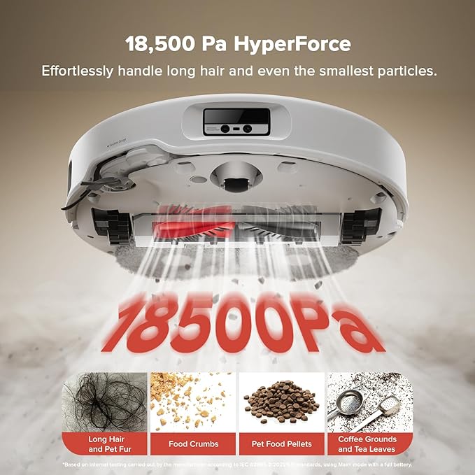 roborock Qrevo Curv Robot Vacuum and Mop, Zero-Tangling, AdaptiLift Chassis - Image 4