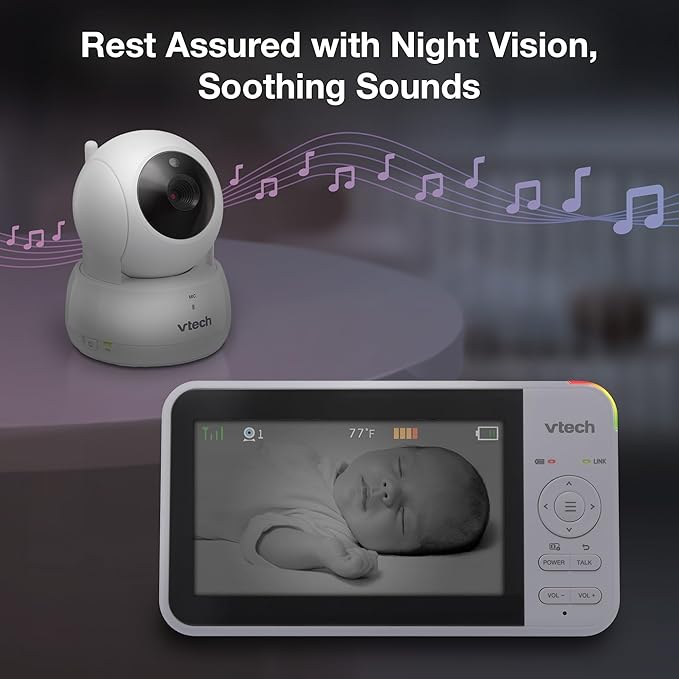 VTech VM924 No WiFi Remote Pan-Tilt-Zoom Video Baby Monitor - Image 7