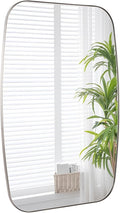 Brushed Nickel Bathroom Mirror, Living Room by Bolrok
