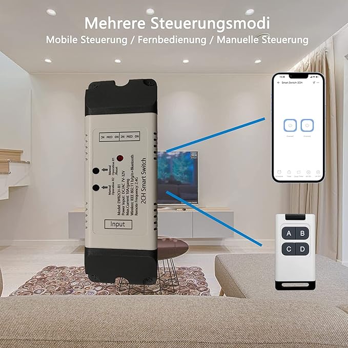 Newgoal 2 Channel EWelink Wireless Switch - Image 4