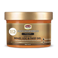 African Pride Black Castor Miracle Extra Hold Braid, Twist Gel by AfricanPride