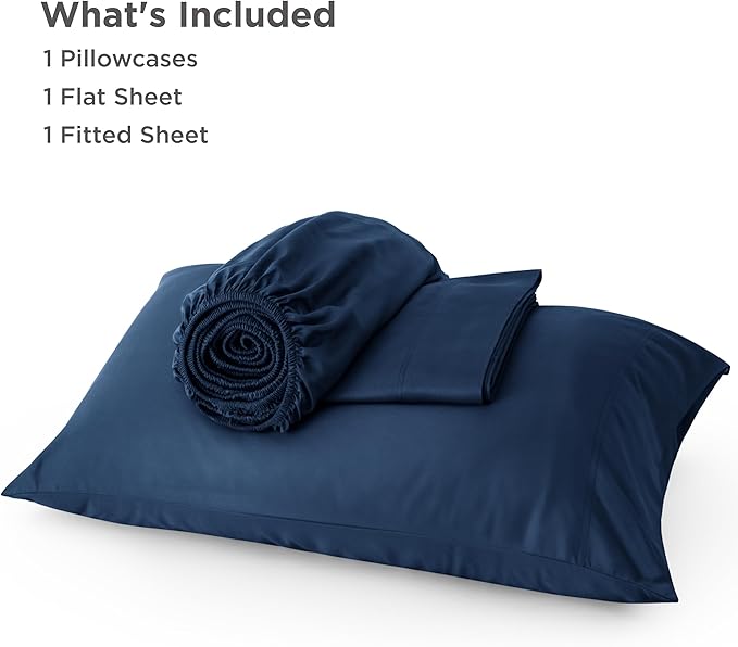 Bedsure Cooling Sheets Twin, Rayon Derived from Bamboo, Breathable & Soft Twin - Image 5