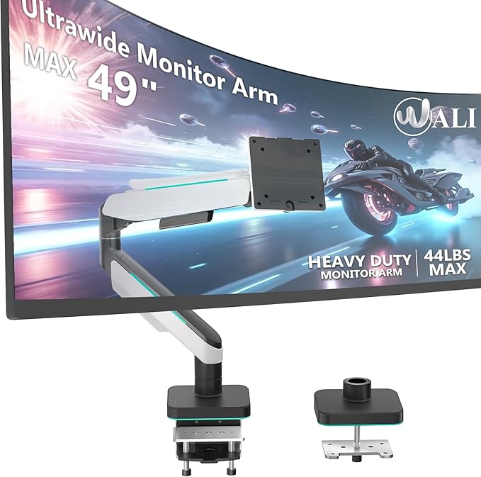 WALI Heavy Duty Monitor Arm, Monitor Stand by WALI